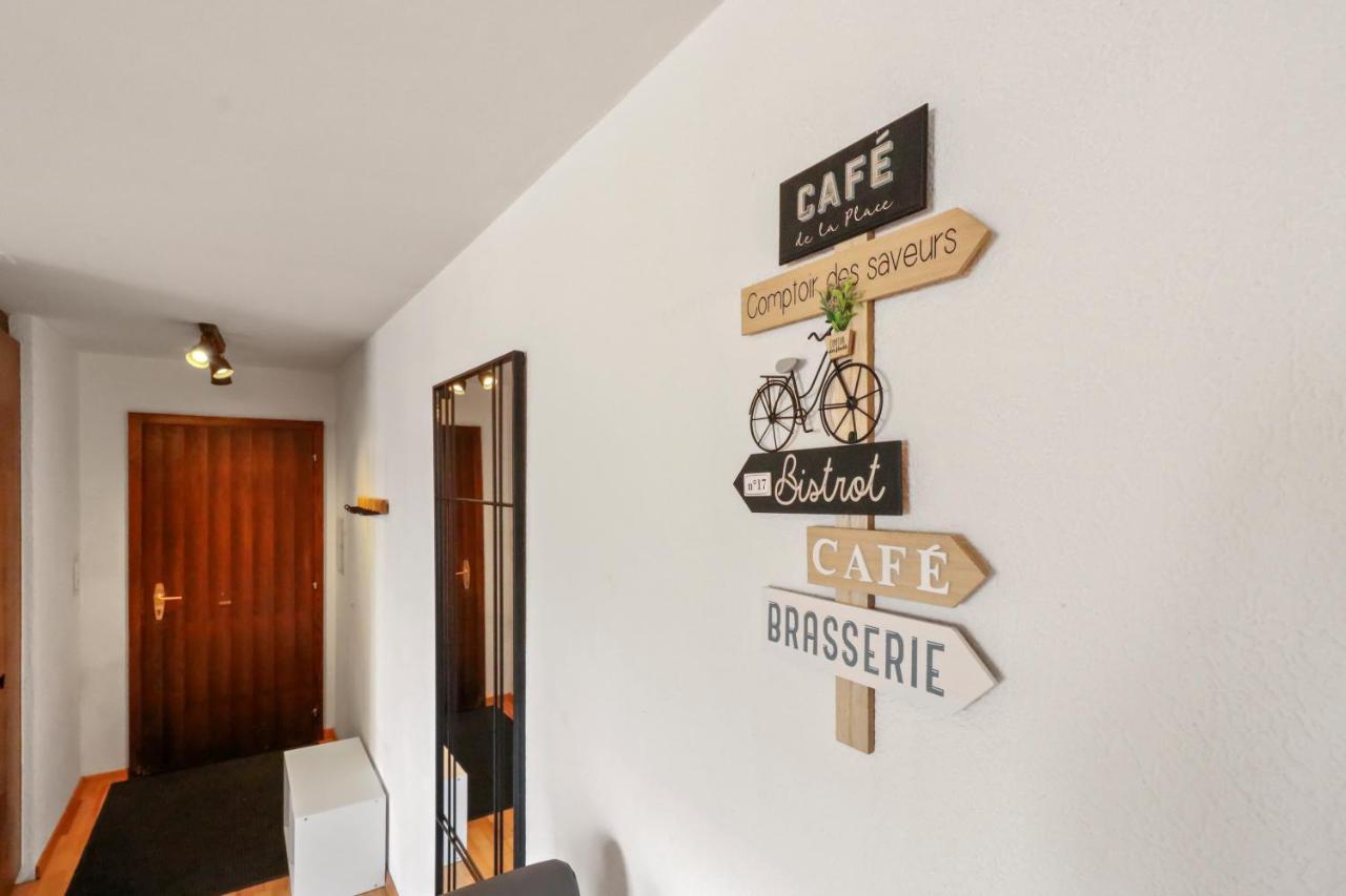 Logement Chaleureux Au Coeur De La Station Crans-Montana Ngoại thất bức ảnh