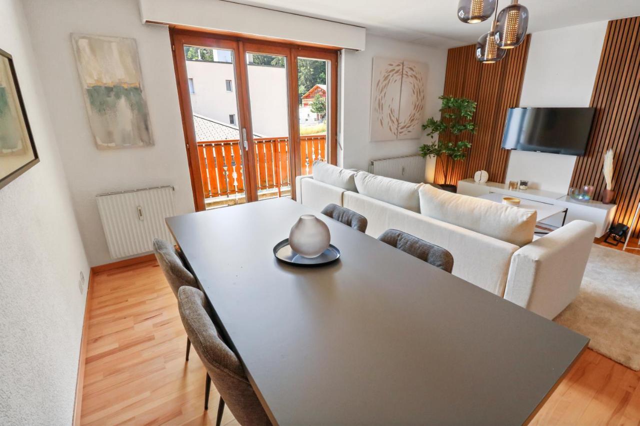 Logement Chaleureux Au Coeur De La Station Crans-Montana Ngoại thất bức ảnh