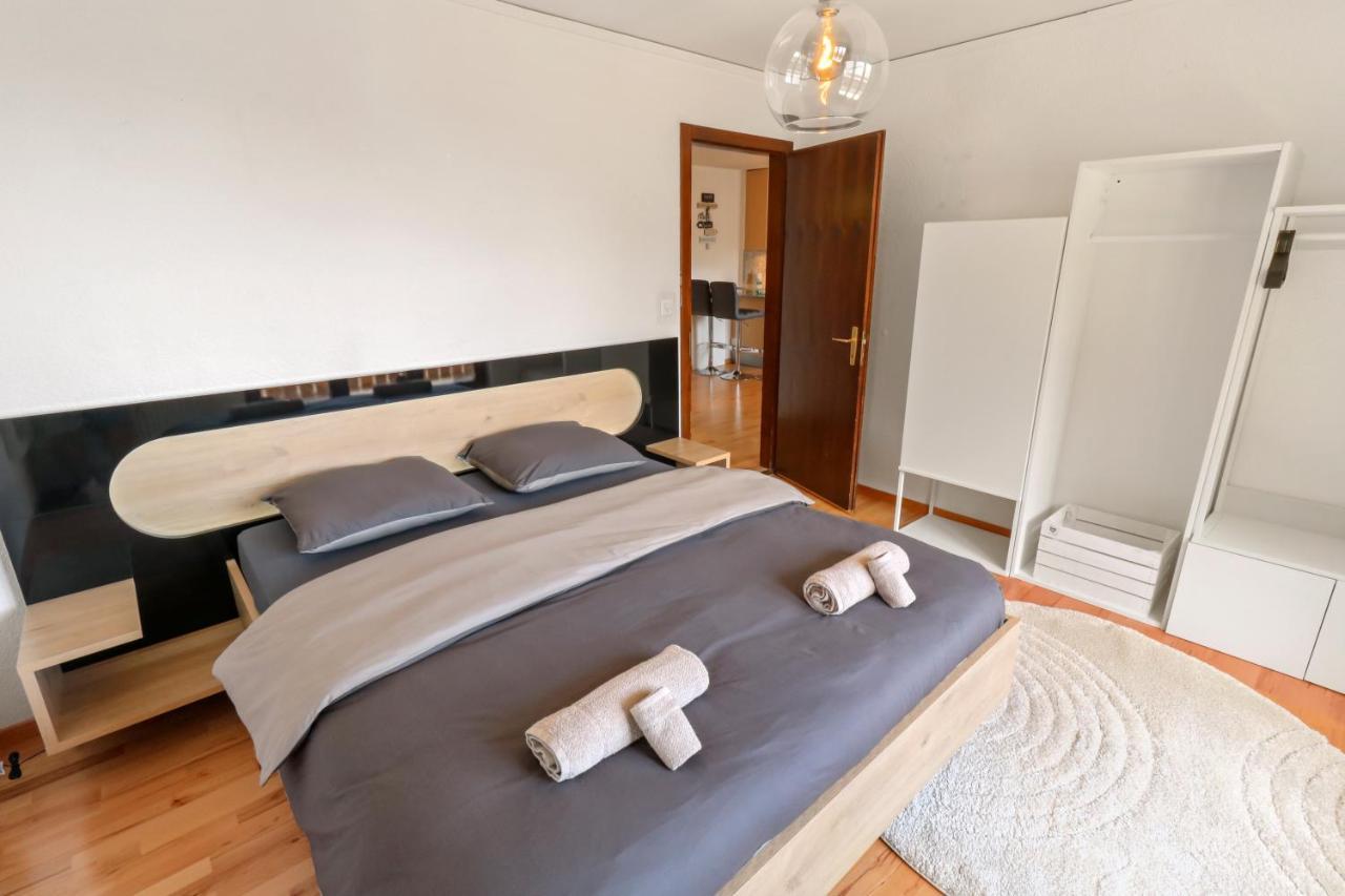 Logement Chaleureux Au Coeur De La Station Crans-Montana Ngoại thất bức ảnh