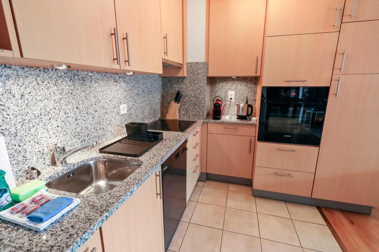 Logement Chaleureux Au Coeur De La Station Crans-Montana Ngoại thất bức ảnh