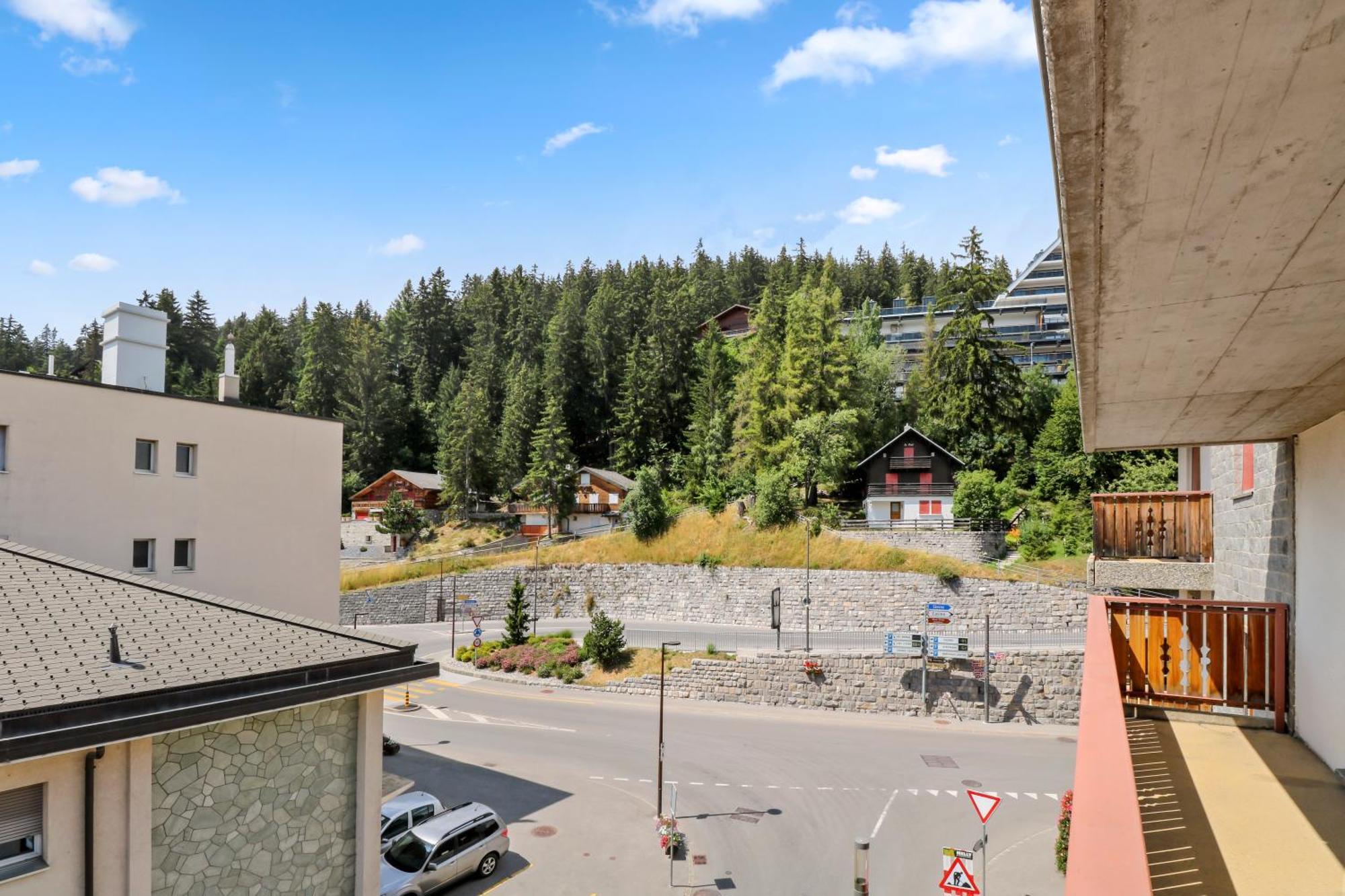 Logement Chaleureux Au Coeur De La Station Crans-Montana Ngoại thất bức ảnh