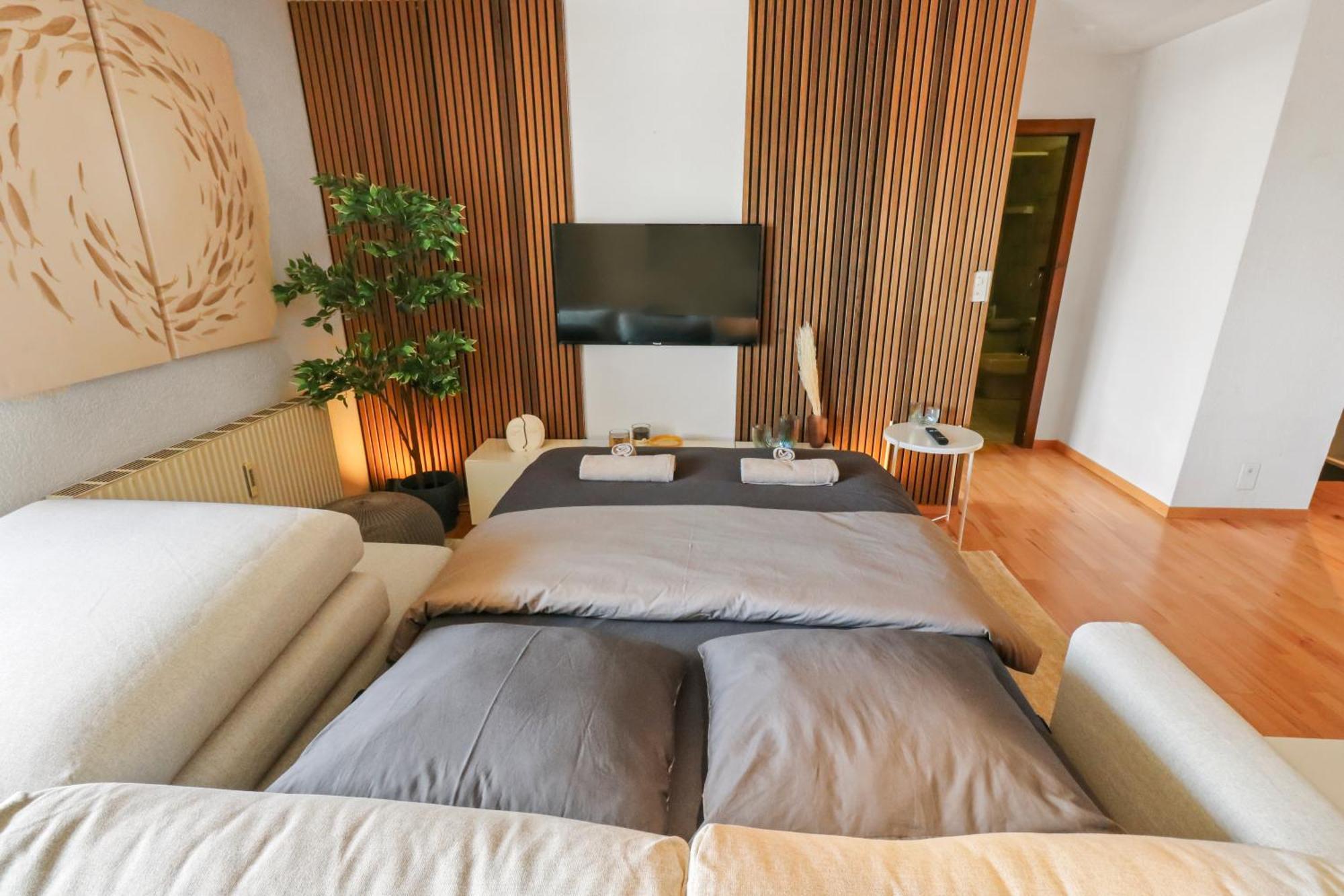 Logement Chaleureux Au Coeur De La Station Crans-Montana Ngoại thất bức ảnh